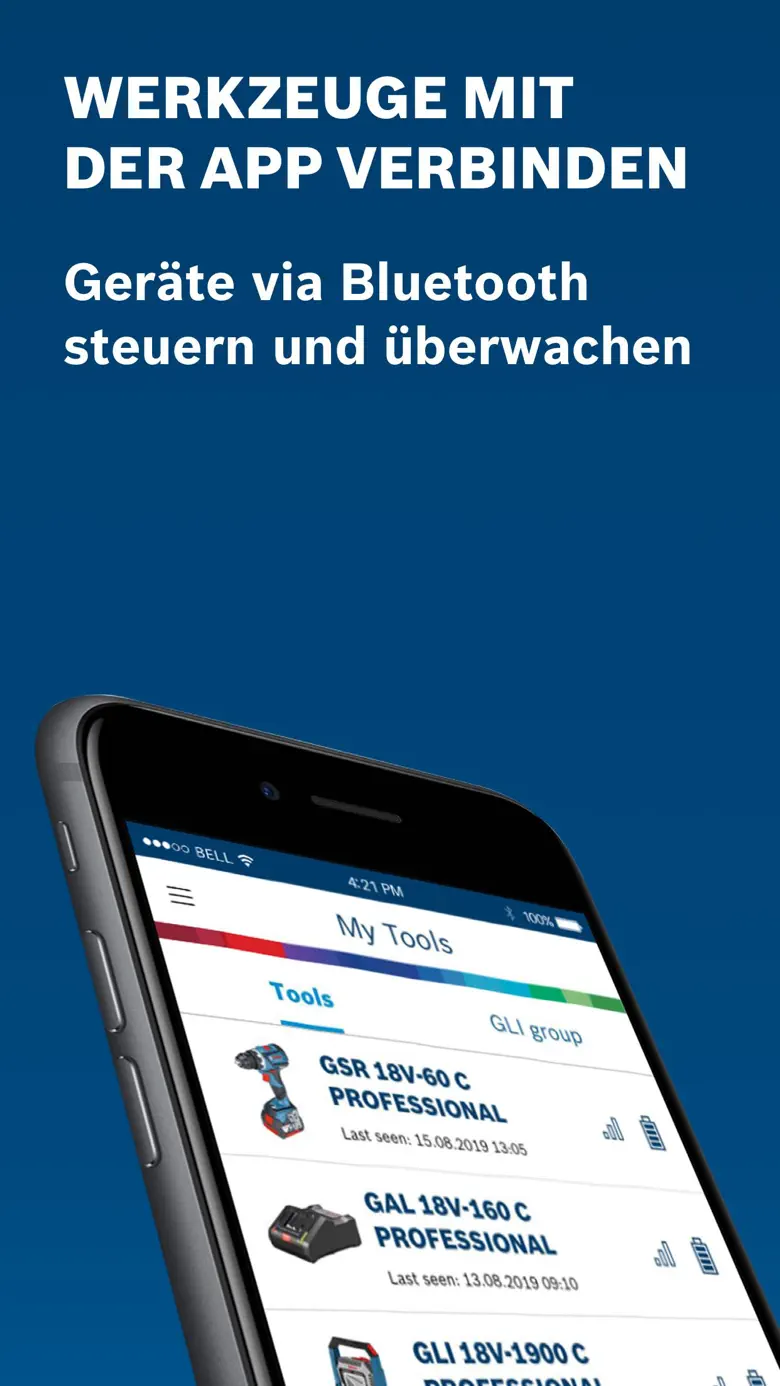 Bosch Toolbox: vernetzte Werkzeuge per Bluetooth steuern und überwachen